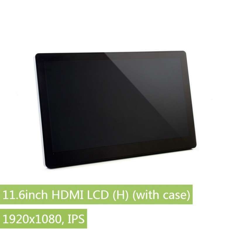11.6inch HDMI LCD (H) (with case), 1920x1080, IPS for EU (WS-16642)