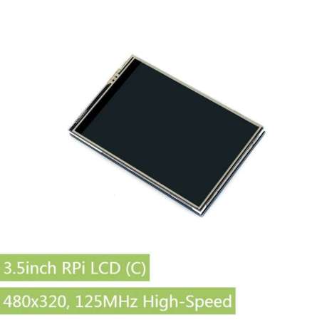 3.5inch RPi LCD (C), 480x320, 125MHz High-Speed SPI (WS-15811)