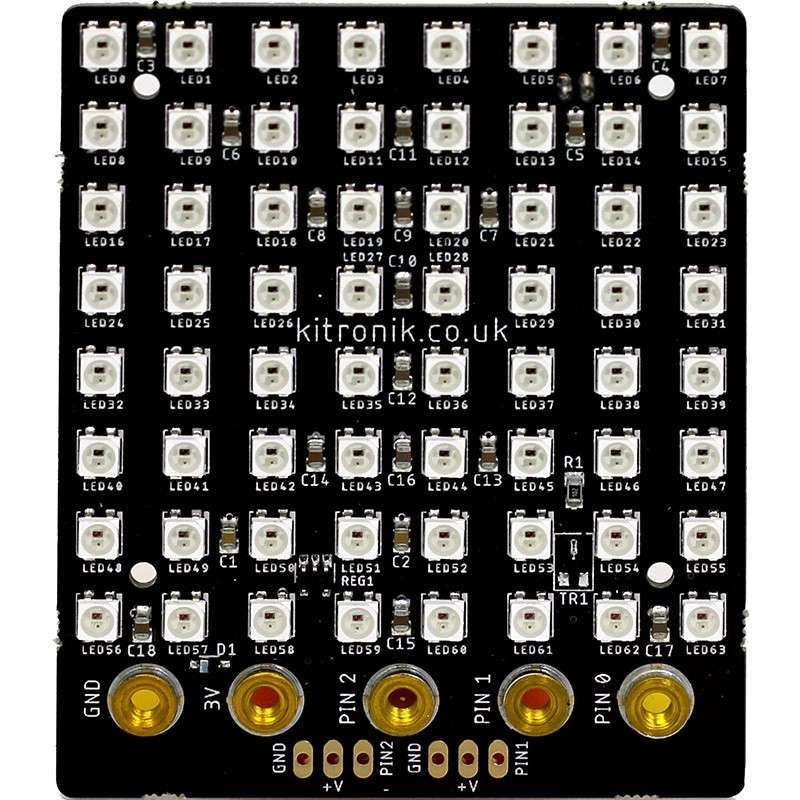 ZIP Tile for BBC microbit (KIT-5645) 8x8 display panel for the BBC micro:bit