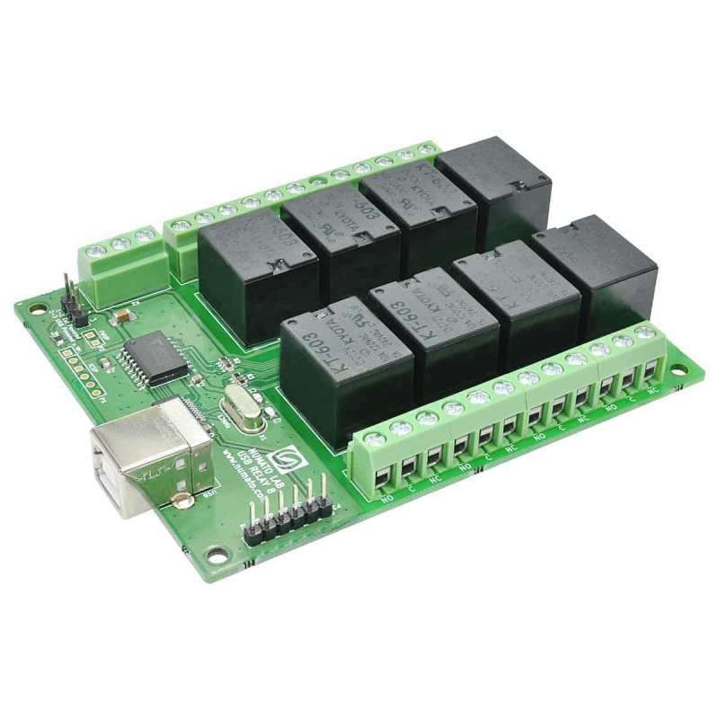 8 Channel USB Relay Module - 24V  (NU-RL80001)