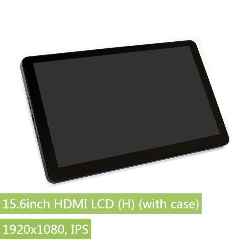 15.6inch HDMI LCD (H) (with case), 1920x1080, IPS for EU (WS-16645)