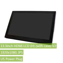 13.3inch HDMI LCD (H) (with case) V2, 1920x1080, IPS (WS-16316)