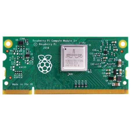 CM3+/16GB Single Board Computer, Raspberry Pi Compute Module 3 +, BCM2837B0 SoC, 16GB eMMC Memory