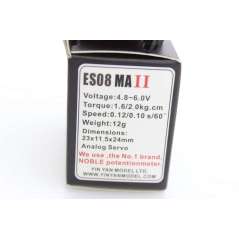 EMAX ES08MA Metal Core Mini Servo Motor  (ER-RMS19002S)