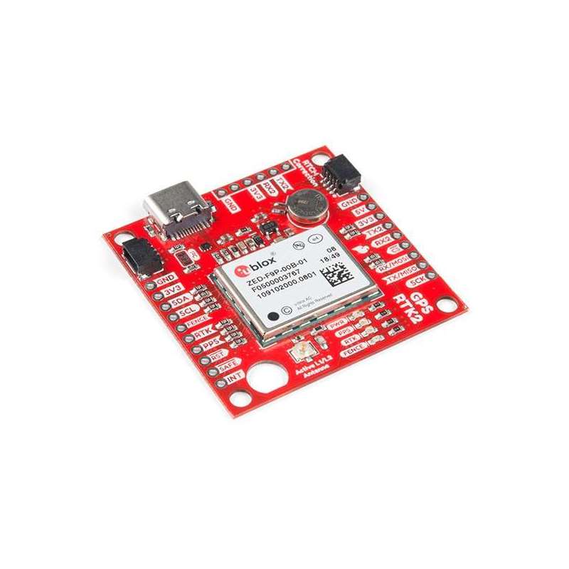 SparkFun GPS-RTK2 Board - ZED-F9P Qwiic  (SF-GPS-15136)