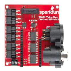 SparkFun ESP32 Thing Plus DMX to LED Shield (SF-DEV-15110)