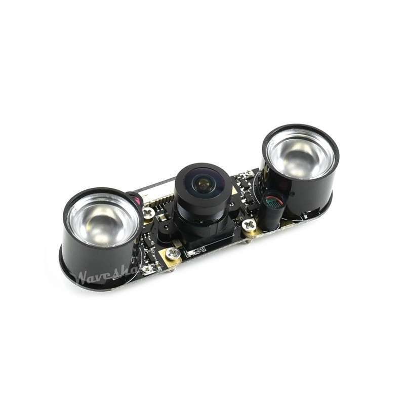 IMX219-160IR Camera, 160° FOV, Infrared, Applicable for Jetson Nano (WS-16680)