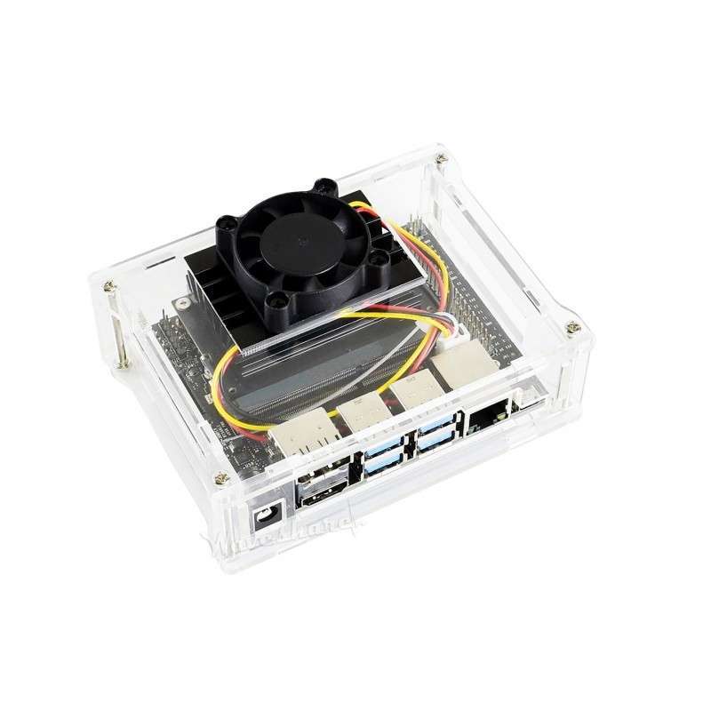 Acrylic Clear Case for Jetson Nano  (WS-16566)