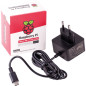 SC0217 Official Power Supply for Raspberry Pi 4 Model B,USB-C, 5.1V/3A, Black