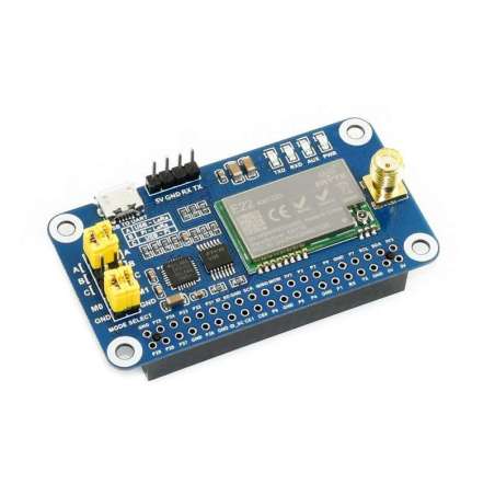 SX1268 LoRa HAT for Raspberry Pi, 433MHz Frequency Band, for Europe (WS-16804)