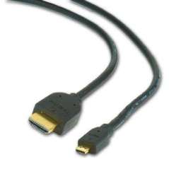Cable Raspberry Pi4 micro HDMI /HDMI 1.8m (CC-HDMID-6) HDMID6