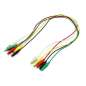 5pcs 50cm Double-ended Clips Cable Alligator Testing Probe Lead Wire (ER-CPC03009A)