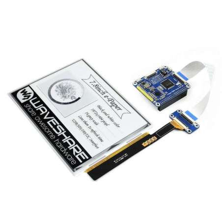 1872×1404, 7.8inch E-Ink display HAT for Raspberry Pi (WS-16766)