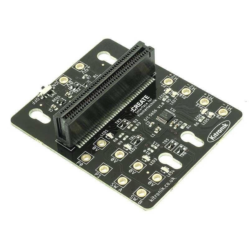 Interface board for microbit and Fischertechnik (KIT-5656)