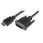 HDMI TO DVI CABLE - PRO SIGNAL  PSG01044  - 2m RLX-HDMI-TO-DVI (HDMI2DVI)