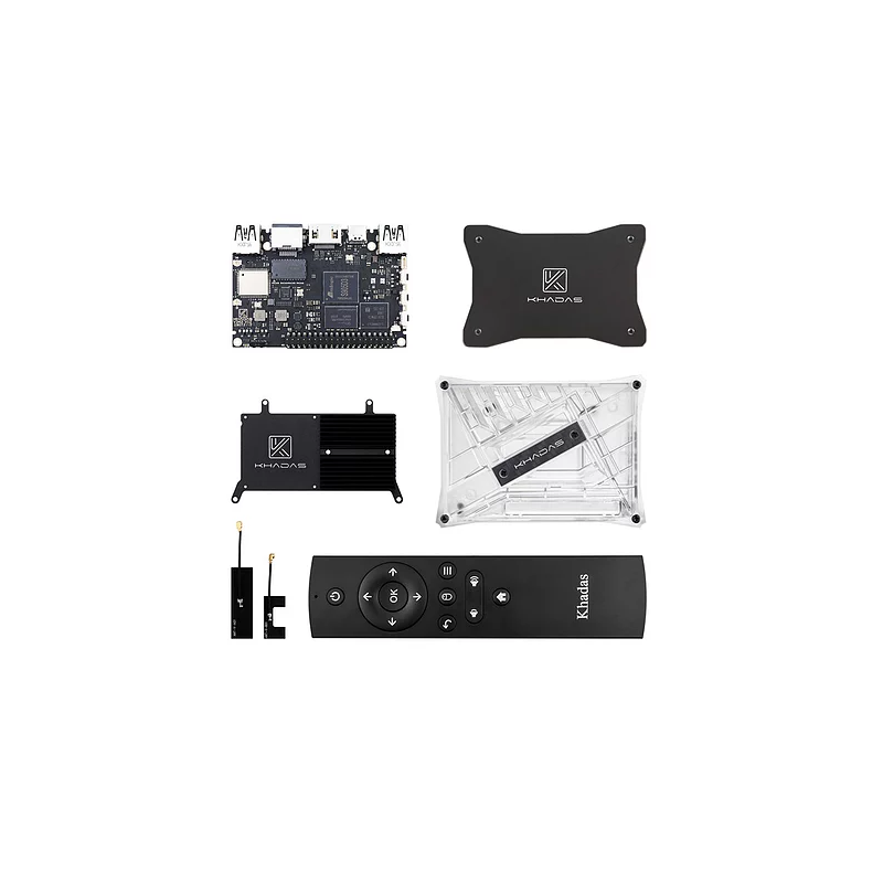 VIM3L HTPC Kit (Khadas) VIM3L S905D3, 2/16GB, Case, Plate, IR Remote
