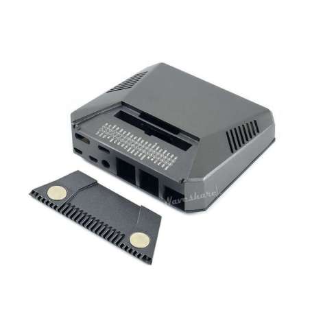 Argon ONE V2 - Aluminum Case for Raspberry Pi 4, Safe Power Button (WS-17277)