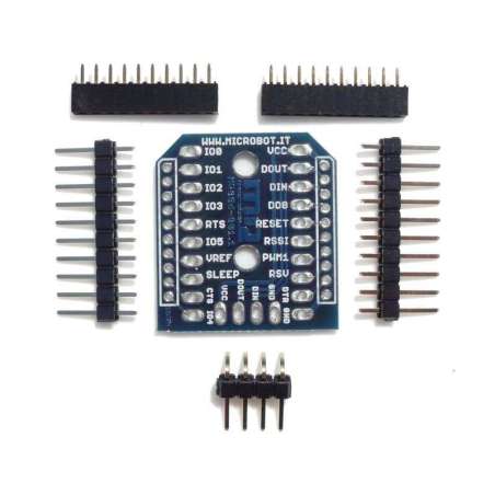 XBee to DIP Adapter with connectors (MR006-001.1)