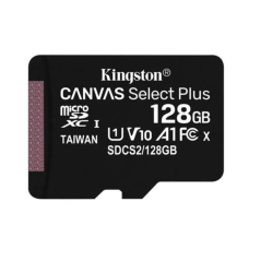 KINGSTON Canvas SELECT Plus Micro SDXC 128GB Class 10 UHS-I s adaptérom (SDCS2/128GB)