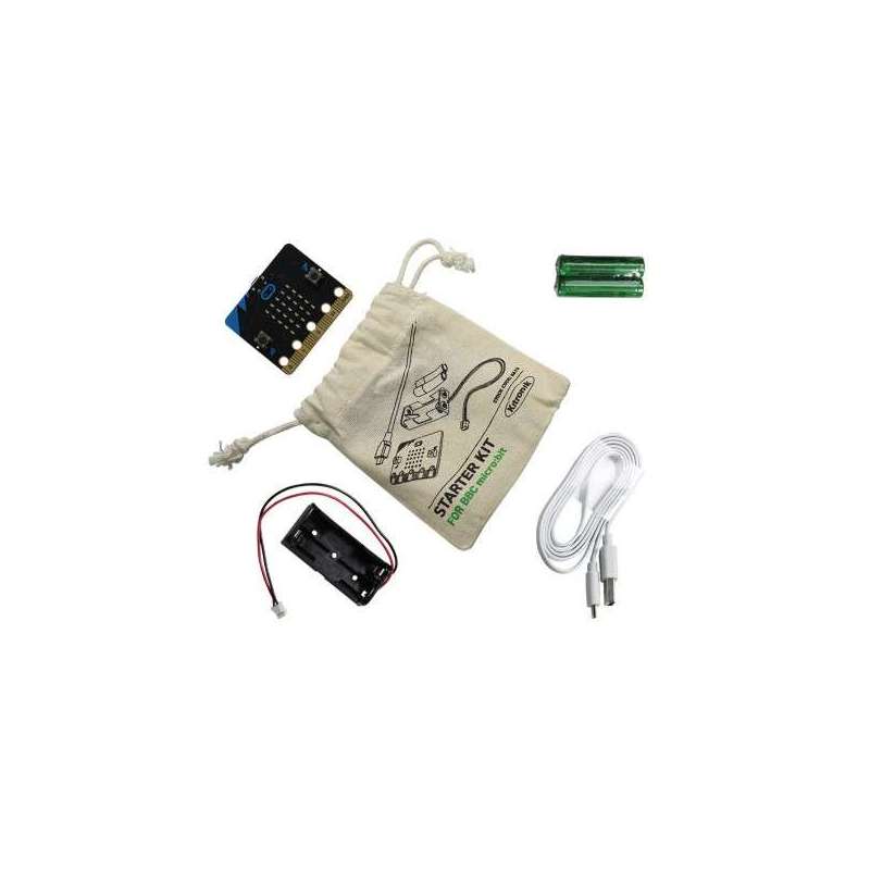 BBC micro:bit Starter Kit (Kitronik) micro:bit+USB Cable 100cm+Battery Holder+2xAAA