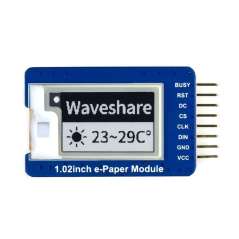 128×80, 1.02inch E-Ink display module, black/white dual-color (WS-17575)