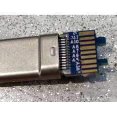 USB 3.1 Type C Male SMT+PCB Connector  (ER-COC31330C)