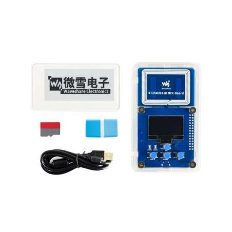 2.9inch NFC-Powered e-Paper Evaluation Kit, Wireless Powering & Data Transfer (WS-17764)