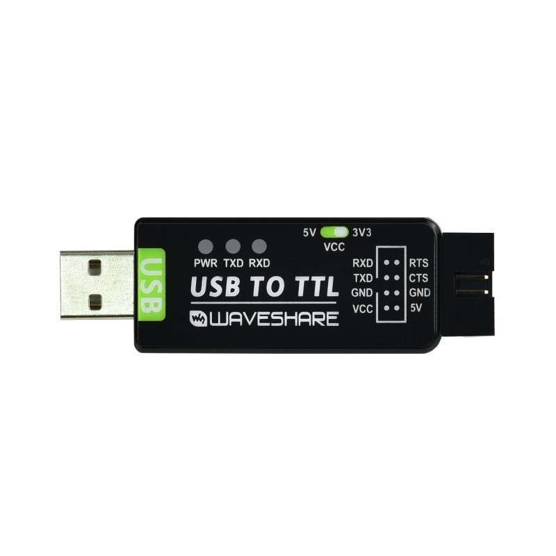 Industrial USB TO TTL Converter, Original FT232RL, Multi Protection