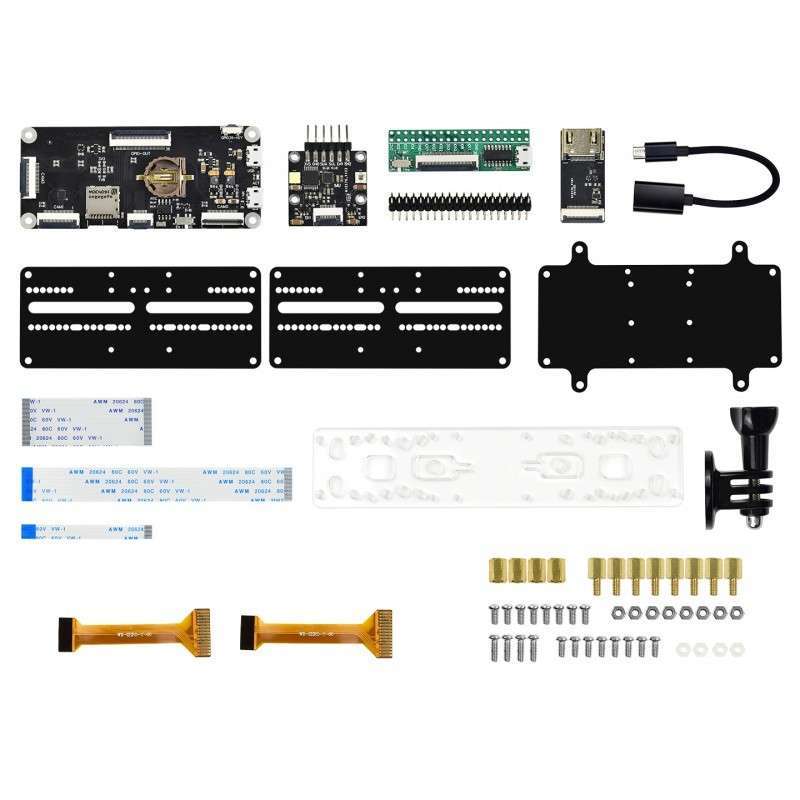 Binocular Stereo Vision Expansion Board For Raspberry Pi Compute Module, Small Size (WS-18076)