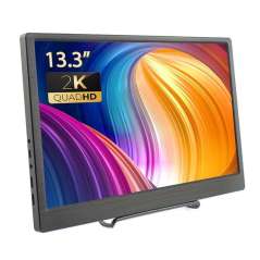MQ133 13.3Inch 2K IPS 2560x1440 HD Display Dual HDMI Laptop/PC/PS4/WiiU/Xbox/Raspberry Pi (ER-RPD64415S)