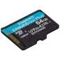 KINGSTON Canvas GO! Plus Micro SDXC 64GB Class 10, UHS-I, U3, V30, A2 (SDCG3/64GBSP)
