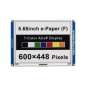 5.65inch ACeP 7-Color E-Paper E-Ink Display Module 600×448 Pixels (WS-18295)