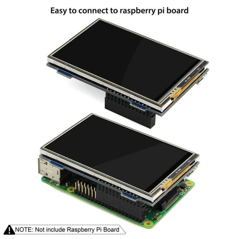 HDMI 3.5 inch 480x320 Resolution Touch Screen Monitor for Raspberry Pi ...