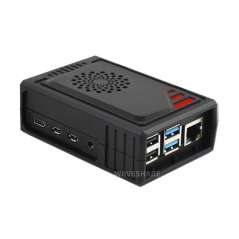 Spacecraft Style Case For Raspberry Pi 4, With Cooling Fan, Separate Dock (WS-18618)
