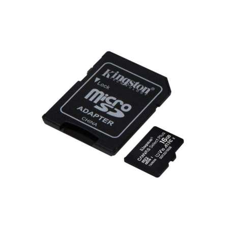 KINGSTON 16GB microSDHC CANVAS Plus Memory Card 100MB  UHS-I class10 Gen3 (SDCS2/16GB)