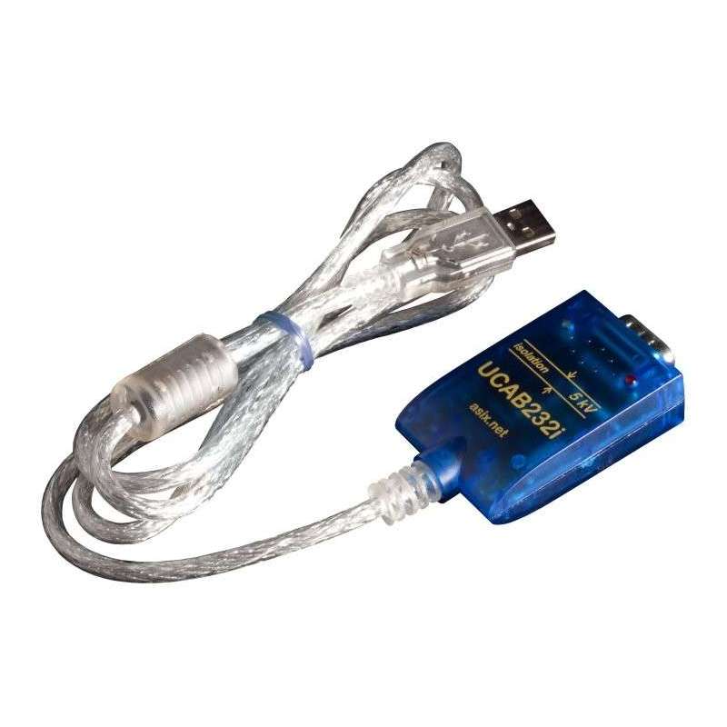 UCAB232i (ASIX) USB to RS232 interface cable - 5kV galvanic isolation