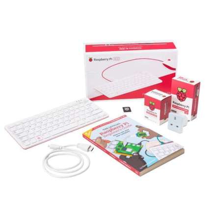 Raspberry Pi 400 KIT (US) mouse,PS,HDMI cable,SD preloaded OS, US Keyboard
