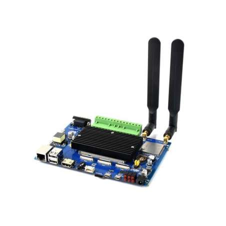 Compute Module Industrial IoT Base Board, 4G/PoE, For Raspberry Pi CM3 / CM3+ (WS-18866)