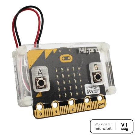 MI:pro Protector Case for the BBC micro:bit - Clear (Kitronik) for V1 only