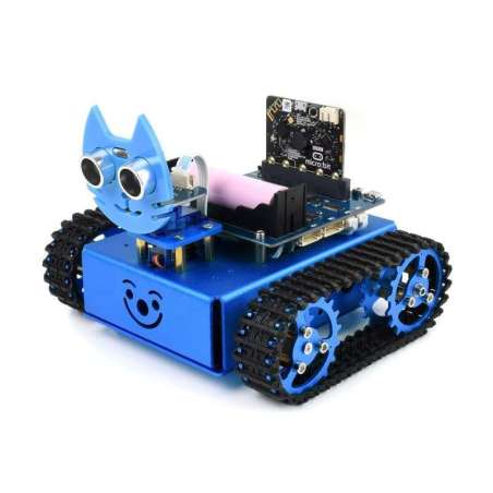 KitiBot Starter Tracked Robot Building Kit Based on BBC micro:bit V1/V2 (micro:bit nie je sucastou) WS-14983