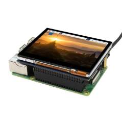 3.5inch Capacitive Touch Screen LCD For Raspberry Pi, 640×480, DPI, IPS, Toughened Glass Cover, Low Power (WS-19173)
