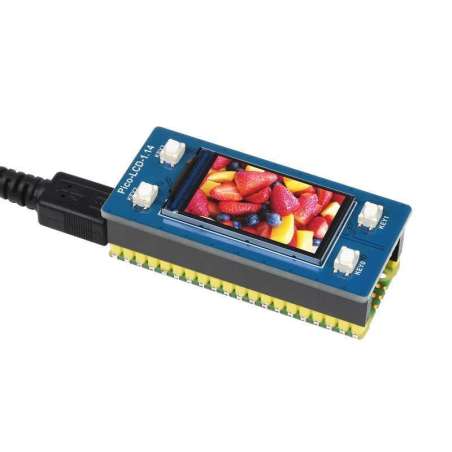 1.14inch LCD Display Module for Raspberry Pi Pico, 65K Colors, 240×135, SPI (WS-19340)