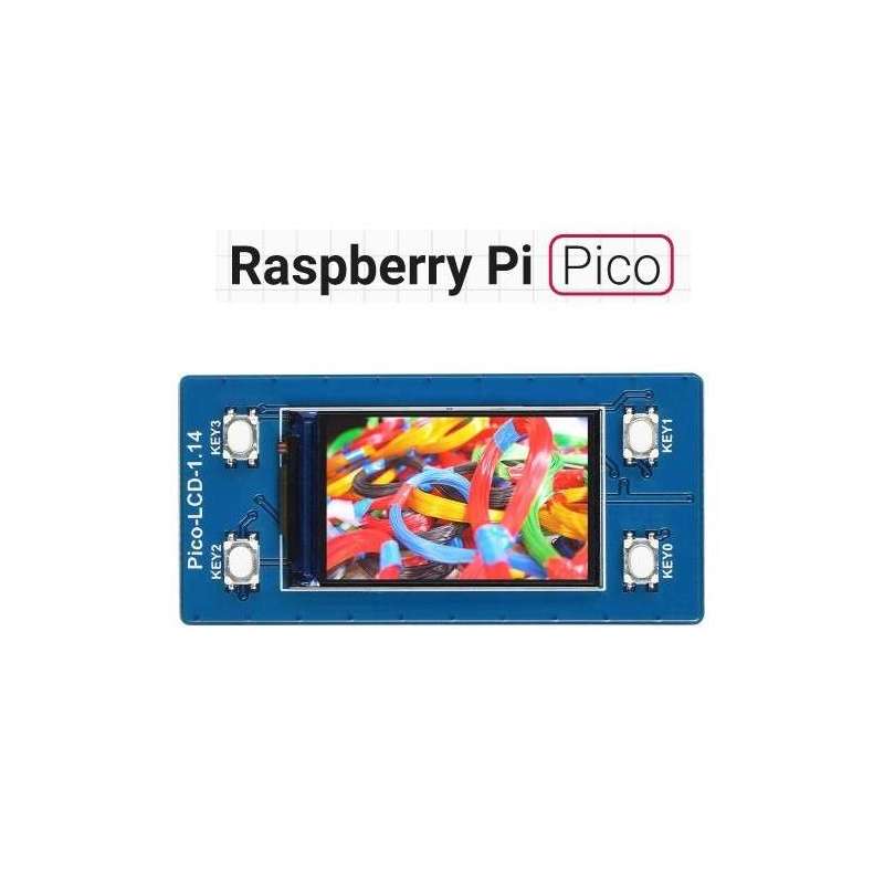 1.14inch LCD Display Module for Raspberry Pi Pico, 65K Colors, 240×135, SPI (WS-19340)