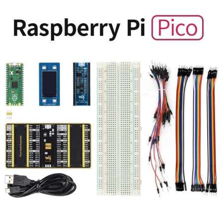 Raspberry Pi Pico Evaluation Kit (Type B), The Pico + Color LCD + IMU Sensor + GPIO Expander (WS-19439)