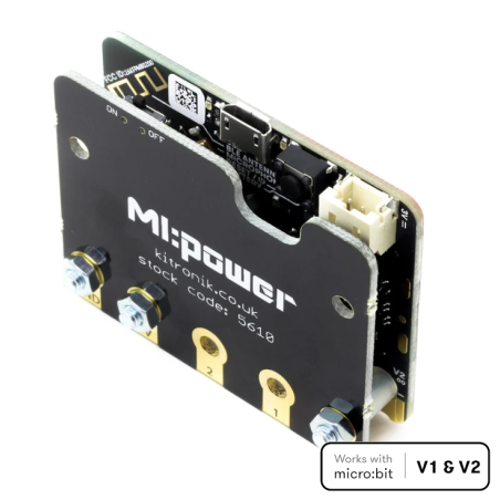 Kitronik MI:power board for the BBC Microbit V2 (KIT-5610-V2)