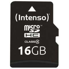 INTENSO Micro SDHC Karta 16GB CL4 + Adapter (3403470)