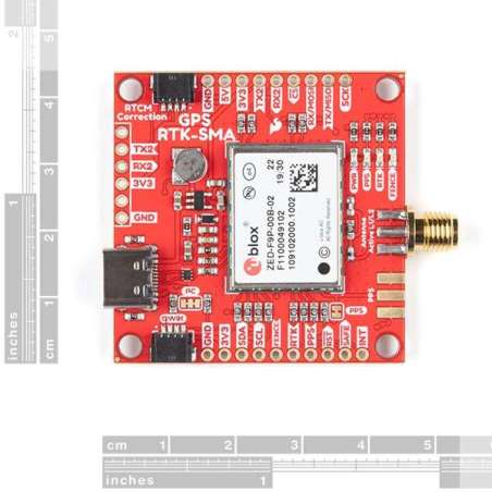 SparkFun GPS-RTK-SMA Breakout - ZED-F9P  Qwiic  (SF-GPS-16481)