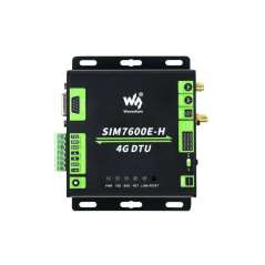 Industrial Grade SIM7600E-H 4G DTU, RS232/485/TTL to 4G LTE, GNSS (WS-19960)