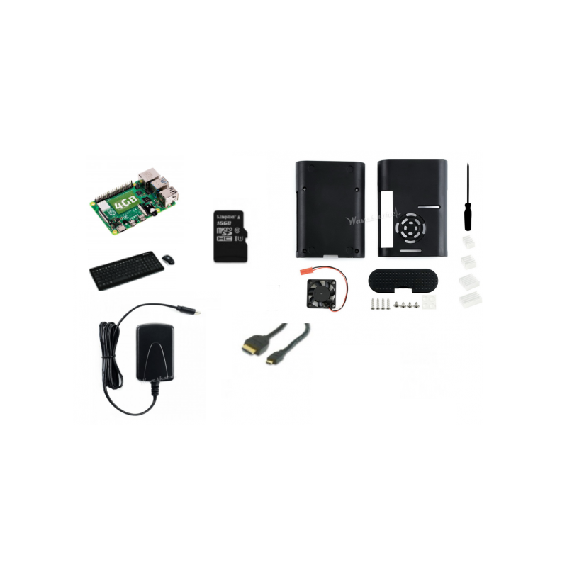 RASPBERRY PI4-4GB 16GB,Box,HDMI ,PS USB-C, Klavesnica ,Mys