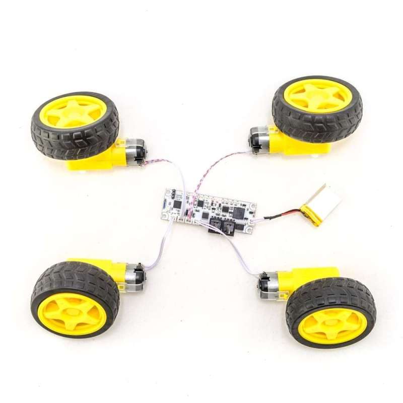 DIY SMARTPHONE BLUETOOTH CONTROLLED 4WD CAR CHASSIS KIT (TMK4WD)